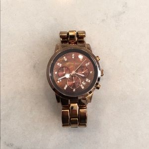 Michael Kors rose gold watch